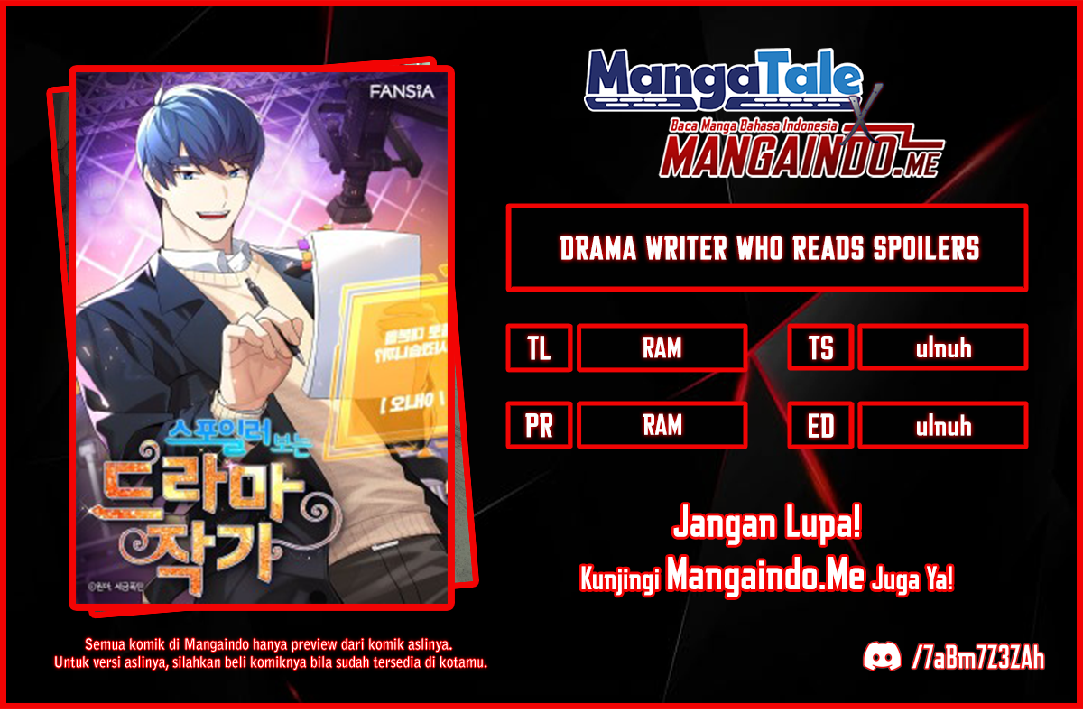 Drama Writer Who Reads Spoilers Chapter 6 - halaman 1