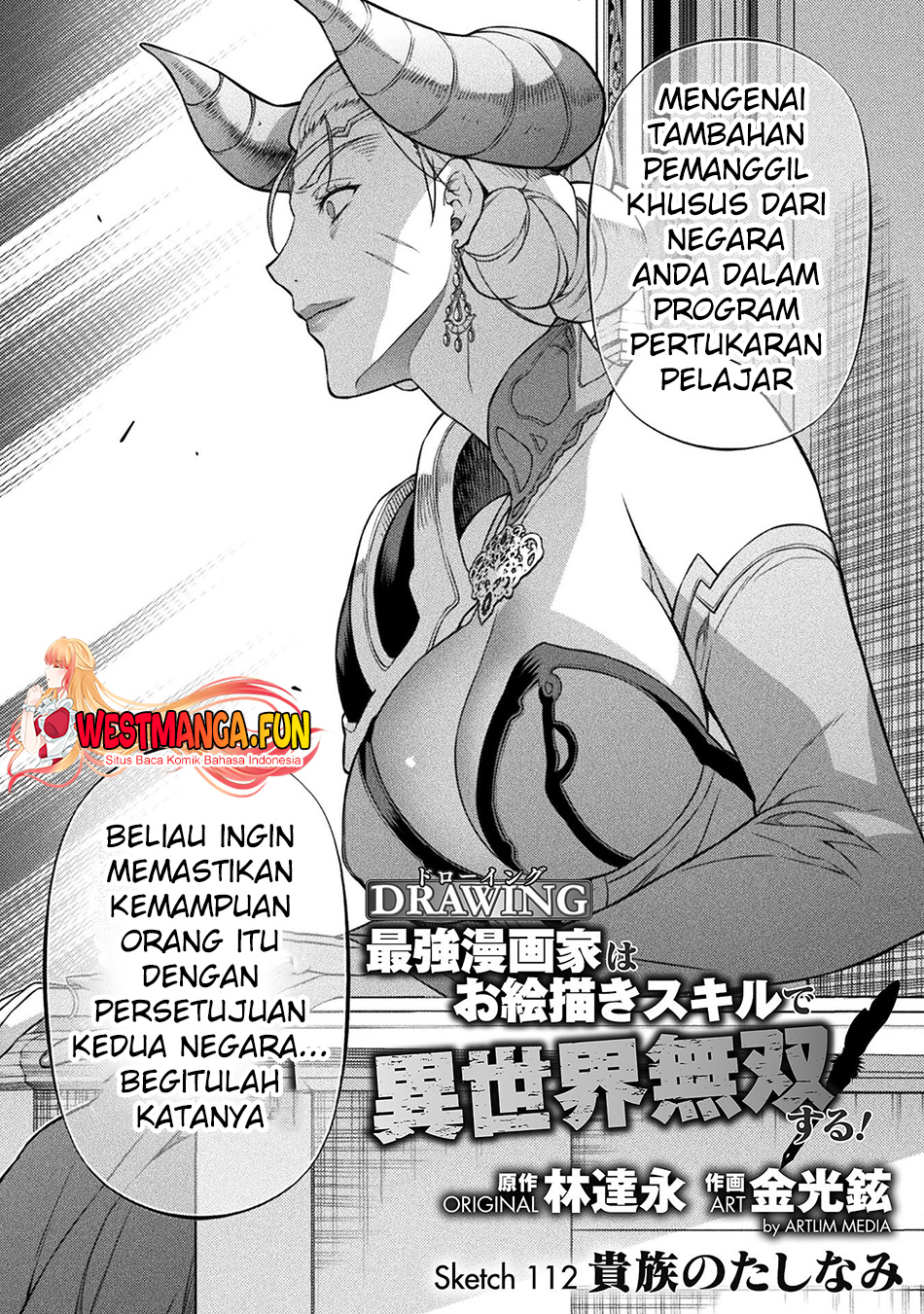Drawing: Saikyou Mangaka wa Oekaki Skill de Isekai Musou suru! Chapter 112 - halaman 4