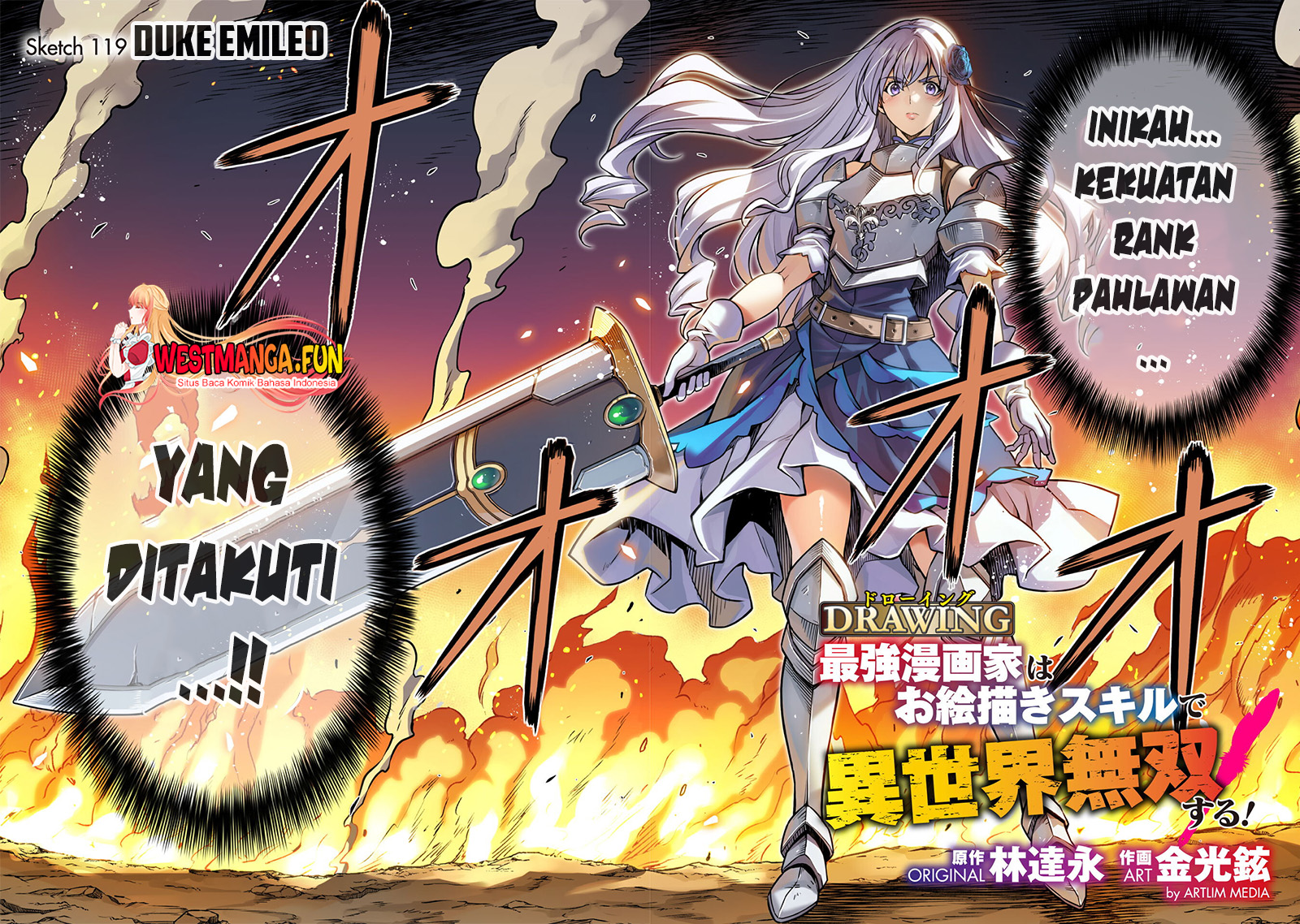 Drawing: Saikyou Mangaka wa Oekaki Skill de Isekai Musou suru! Chapter 119 - halaman 4