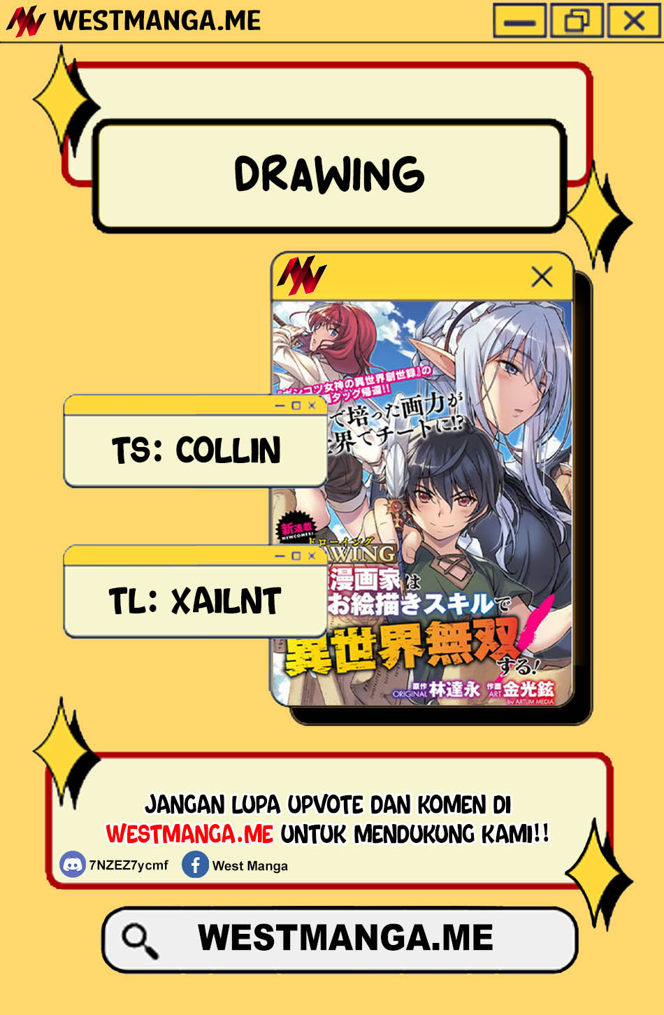 Drawing: Saikyou Mangaka wa Oekaki Skill de Isekai Musou suru! Chapter 155 - halaman 3