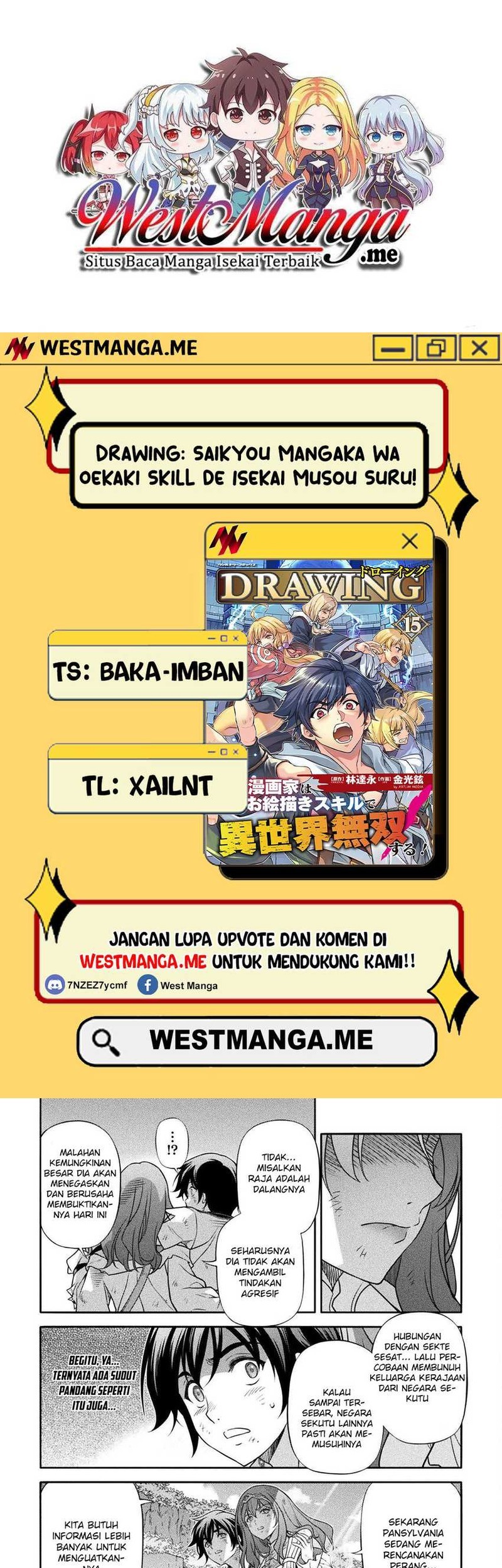 Drawing: Saikyou Mangaka wa Oekaki Skill de Isekai Musou suru! Chapter 158 - halaman 1