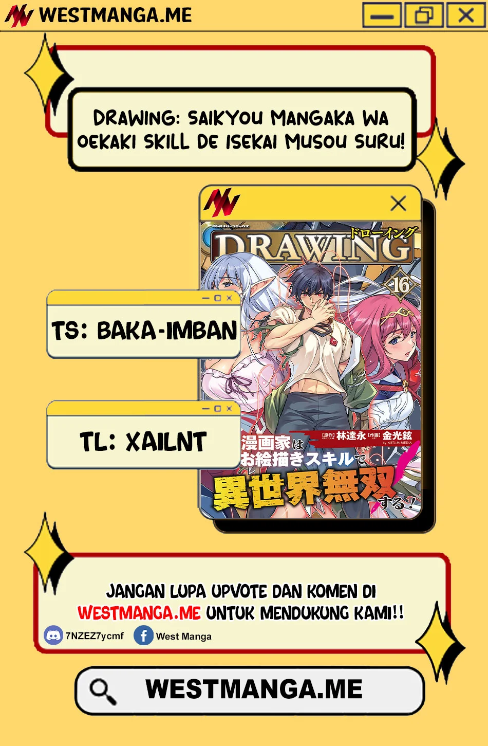 Drawing: Saikyou Mangaka wa Oekaki Skill de Isekai Musou suru! Chapter 178 - halaman 3