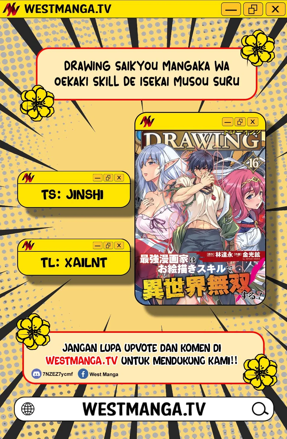 Drawing: Saikyou Mangaka wa Oekaki Skill de Isekai Musou suru! Chapter 180 - halaman 3