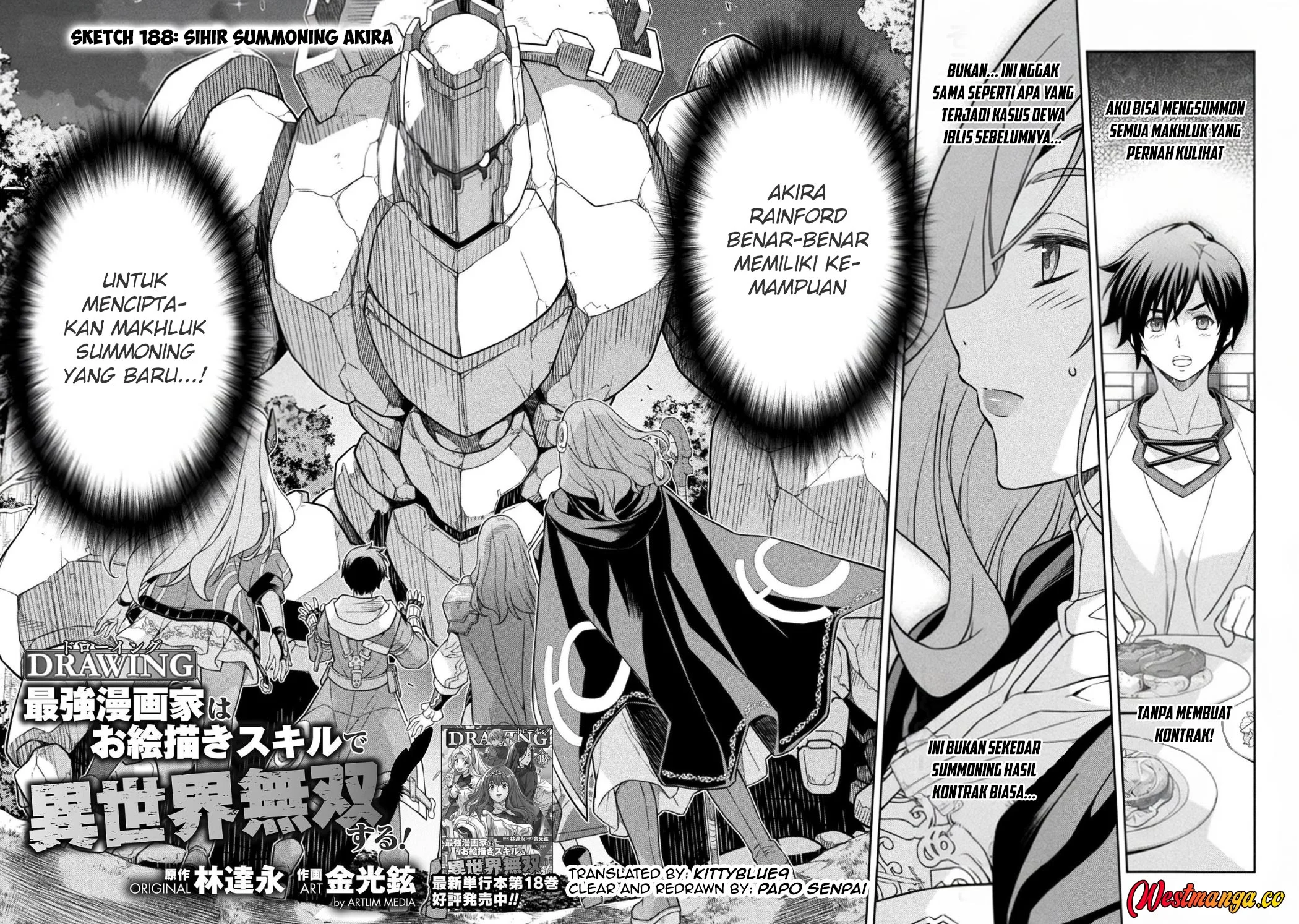 Drawing: Saikyou Mangaka wa Oekaki Skill de Isekai Musou suru! Chapter 188 - halaman 4