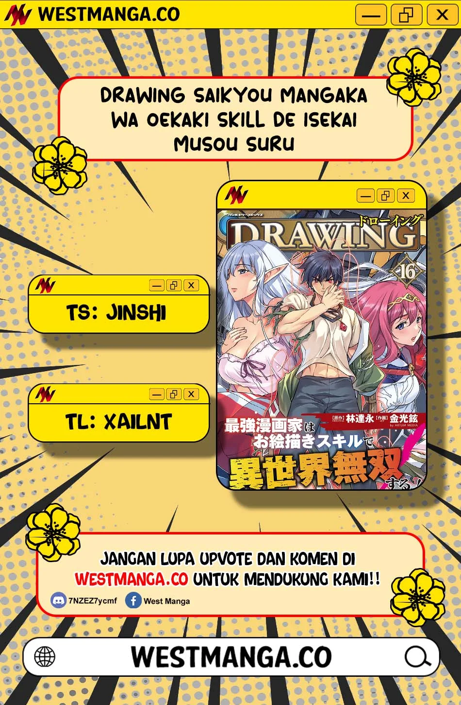 Drawing: Saikyou Mangaka wa Oekaki Skill de Isekai Musou suru! Chapter 190 - halaman 3
