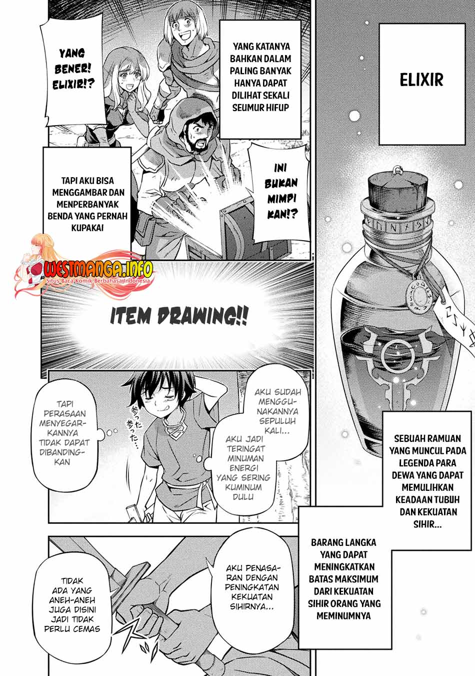 Drawing: Saikyou Mangaka wa Oekaki Skill de Isekai Musou suru! Chapter 2 - halaman 34