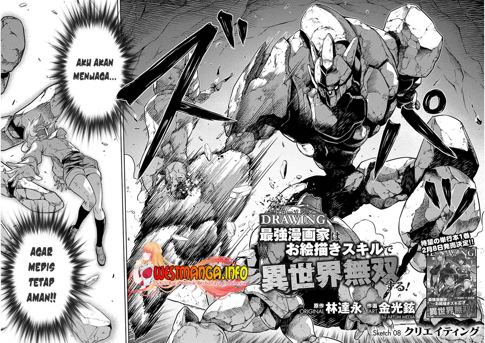 Drawing: Saikyou Mangaka wa Oekaki Skill de Isekai Musou suru! Chapter 8 - halaman 4
