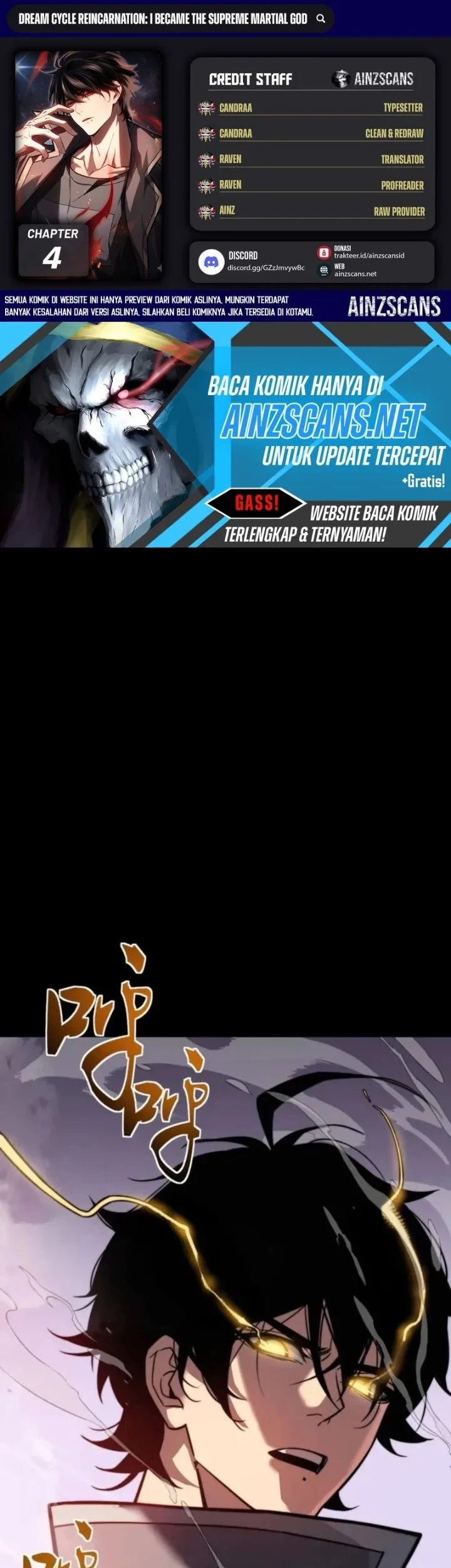 Dream Cycle Reincarnation: I Became the Supreme Martial God Chapter 3 - halaman 1
