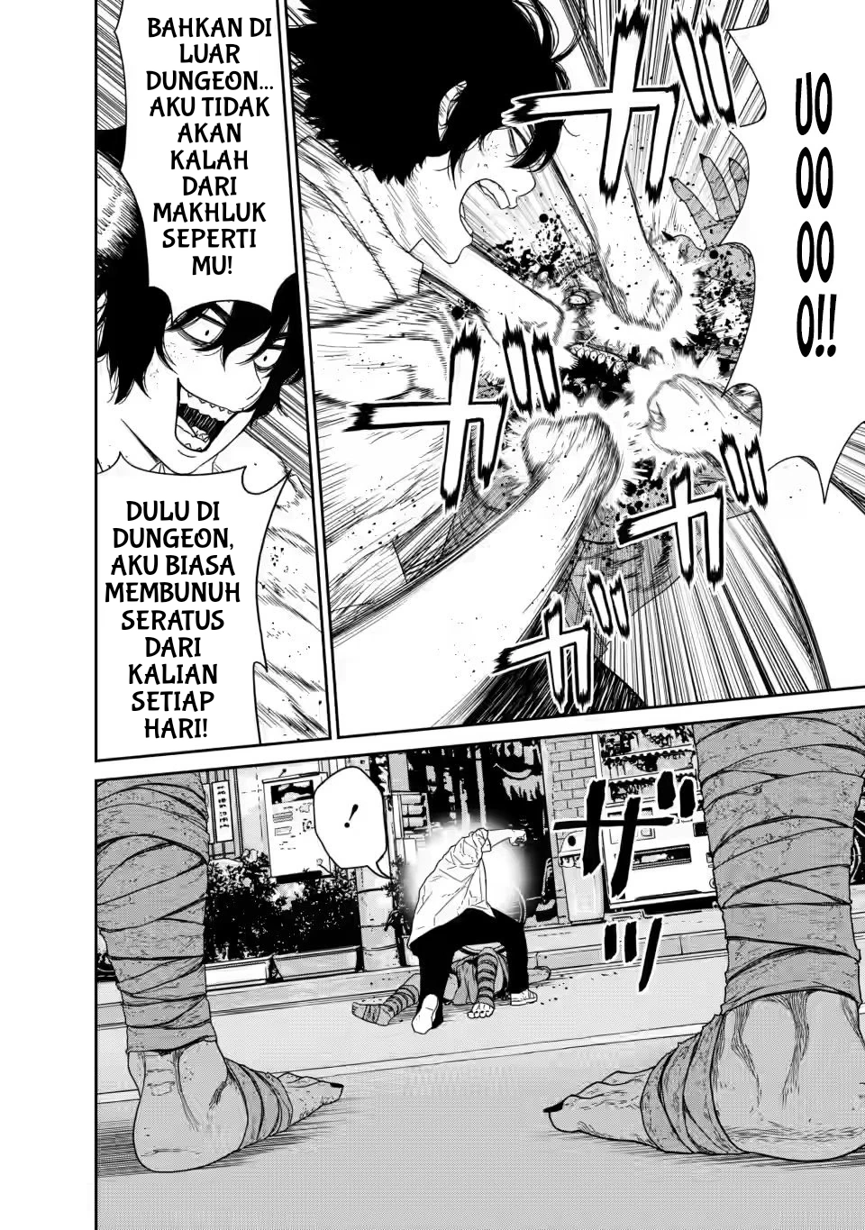 Dungeon de Tatakai Tsuzukete 20-nen no Doutei Yuusha, Chijou ni Modottara Danjohi 1:1000 no Sekai Datta Chapter 3.3 - halaman 5