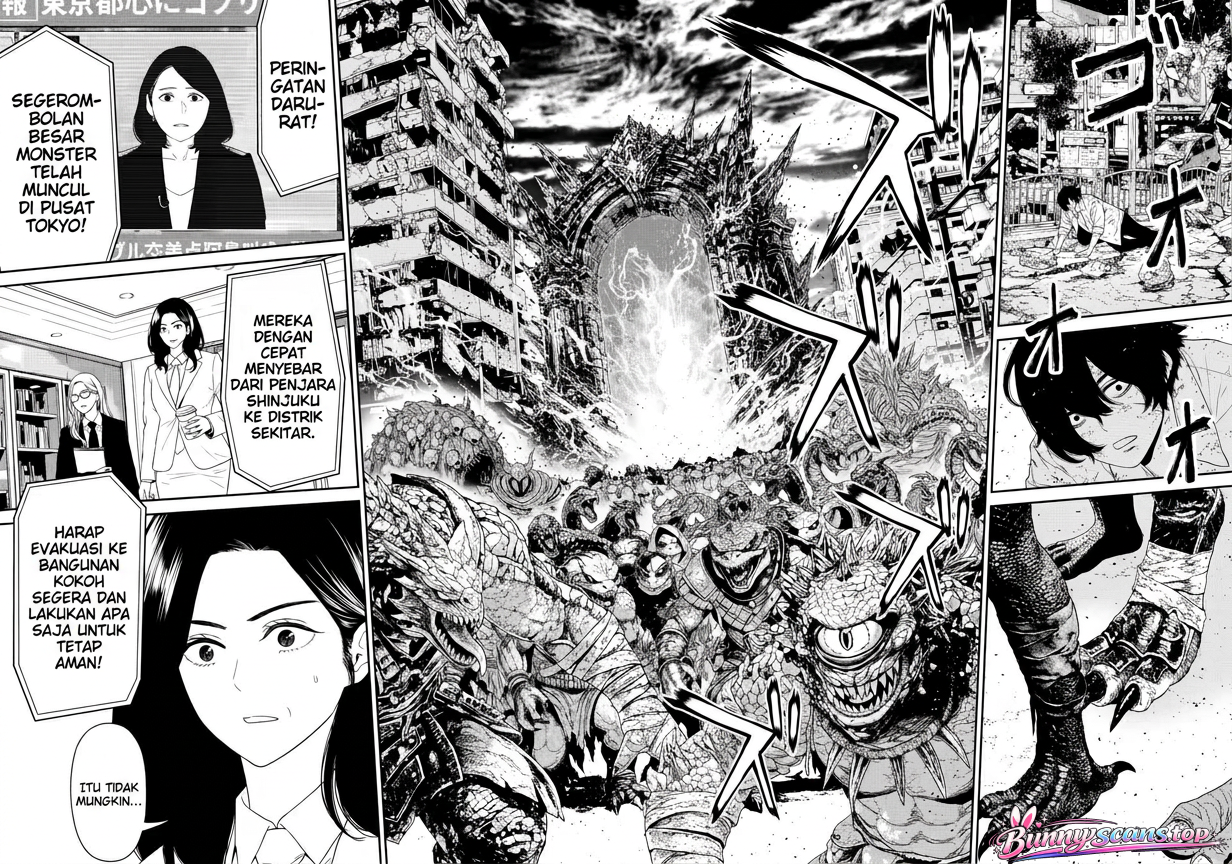 Dungeon de Tatakai Tsuzukete 20-nen no Doutei Yuusha, Chijou ni Modottara Danjohi 1:1000 no Sekai Datta Chapter 4.1 - halaman 12
