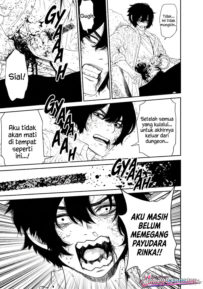 Dungeon de Tatakai Tsuzukete 20-nen no Doutei Yuusha, Chijou ni Modottara Danjohi 1:1000 no Sekai Datta Chapter 4.2 - halaman 9