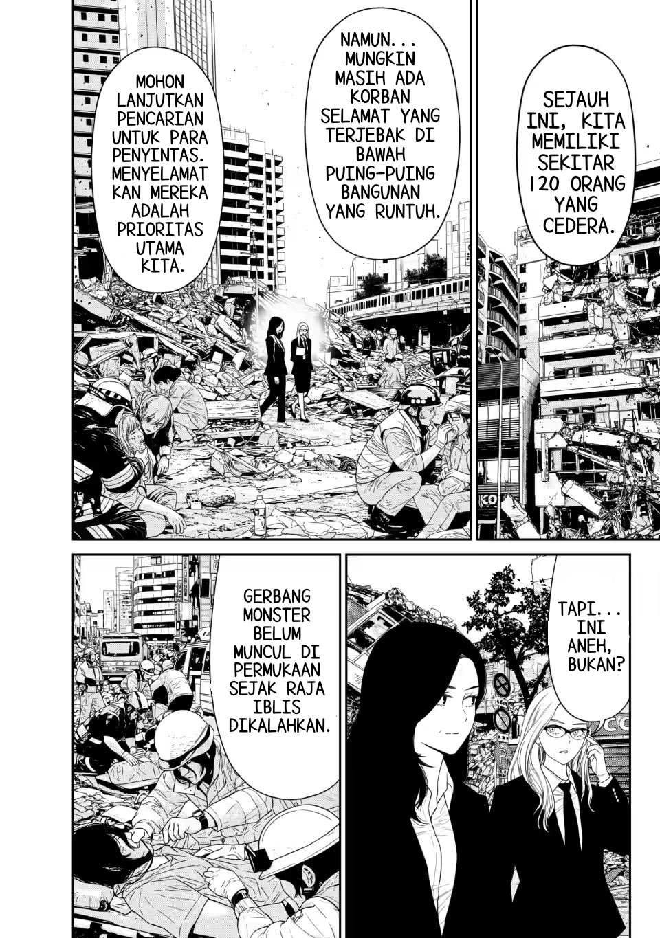Dungeon de Tatakai Tsuzukete 20-nen no Doutei Yuusha, Chijou ni Modottara Danjohi 1:1000 no Sekai Datta Chapter 5.2 - halaman 2