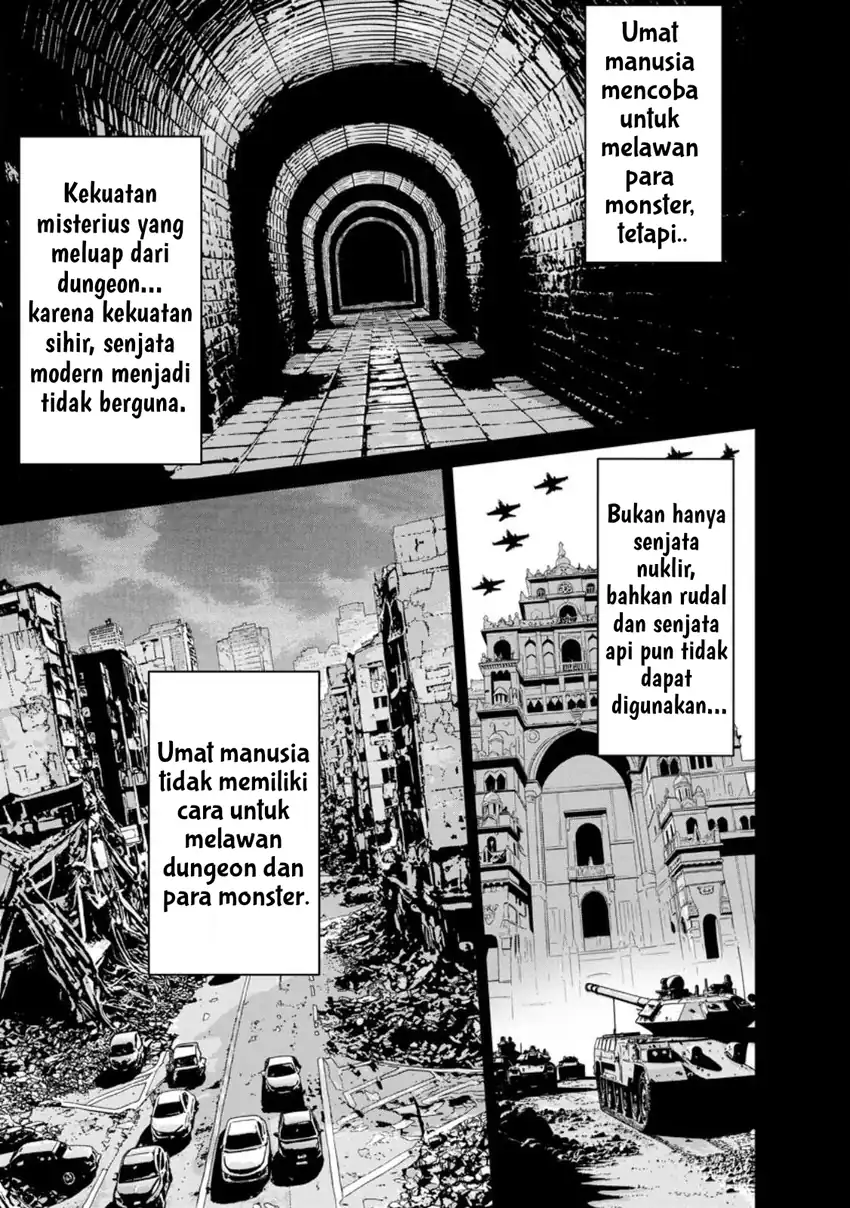 Dungeon de Tatakaitsuzukete 20-nen no Doutei Yuusha, Chijou ni Modottara Danjoubi 1:1000 no Sekai Datta Chapter 2 - halaman 9