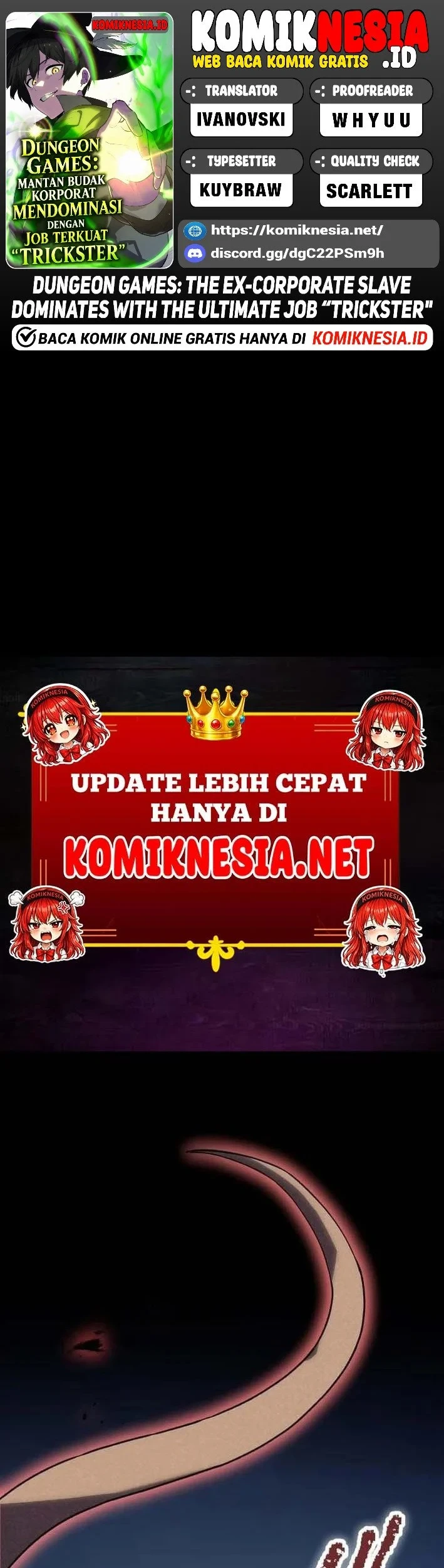 Dungeon Games: The Ex-Corporate Slave Dominates With the Ultimate Job “Trickster” Chapter 3 - halaman 1