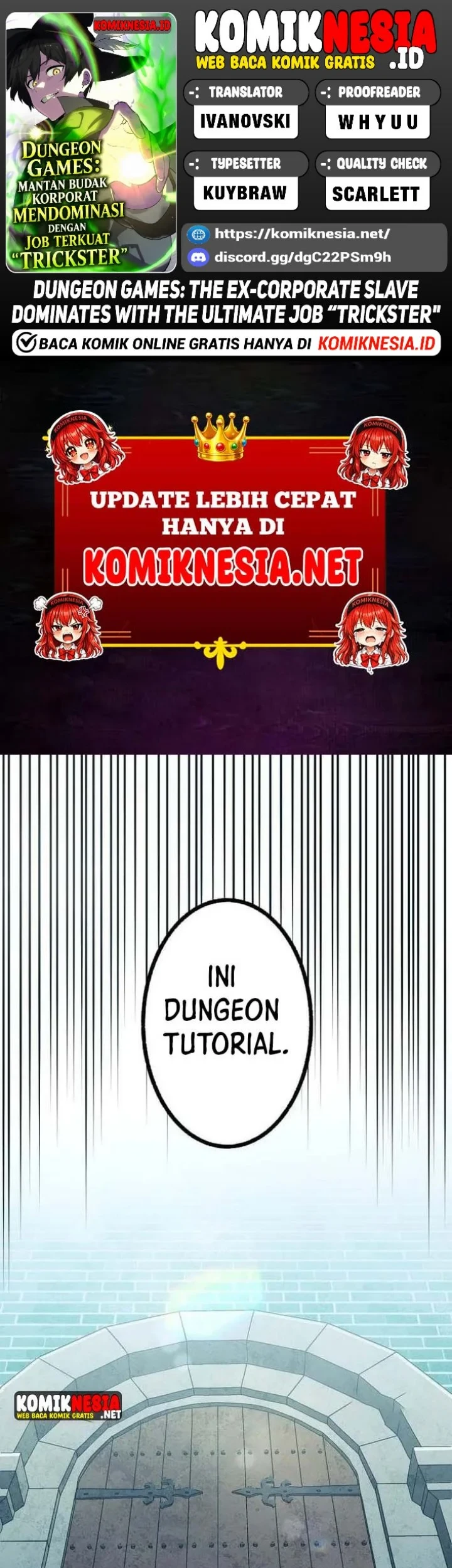Dungeon Games: The Ex-Corporate Slave Dominates With the Ultimate Job “Trickster” Chapter 5 - halaman 1