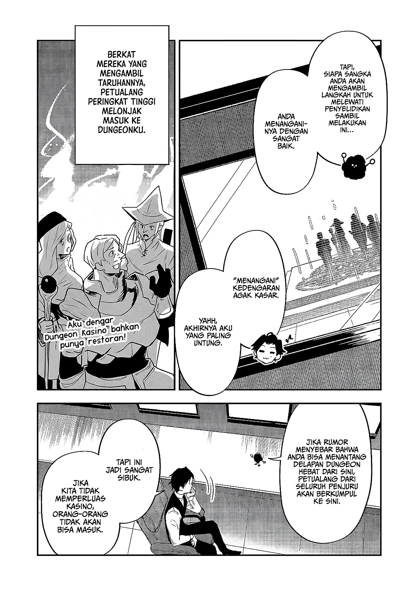 Dungeon Master Han-me ~Futsu ni Yatte mo Muri Soudakara Casino Tsukurukoto ni Shita~ Chapter 6 - halaman 30