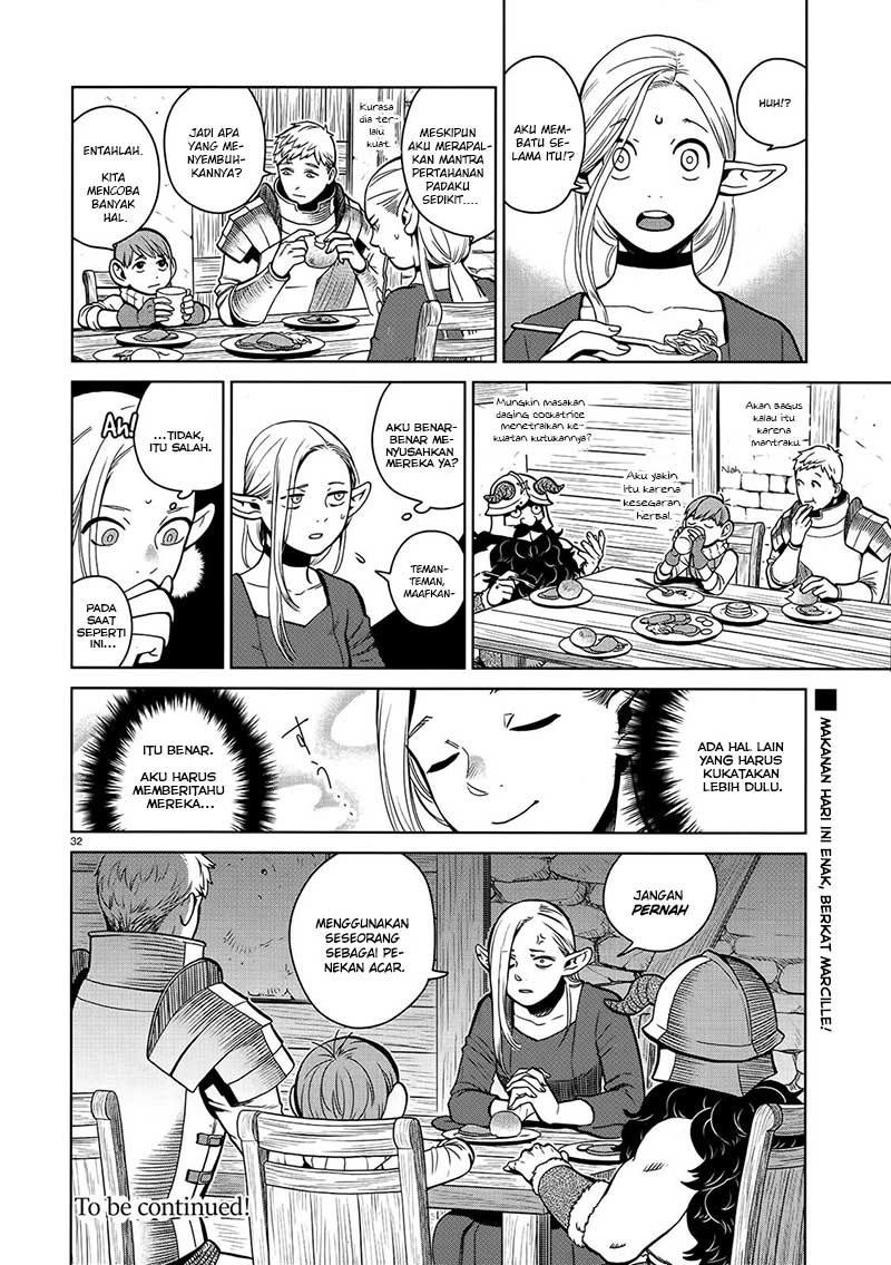 Dungeon Meshi Chapter 34 - halaman 35
