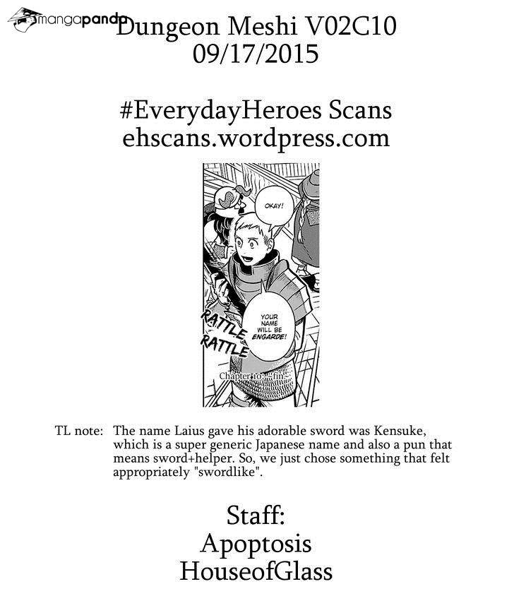 Dungeon Meshi Chapter 10 - halaman 26