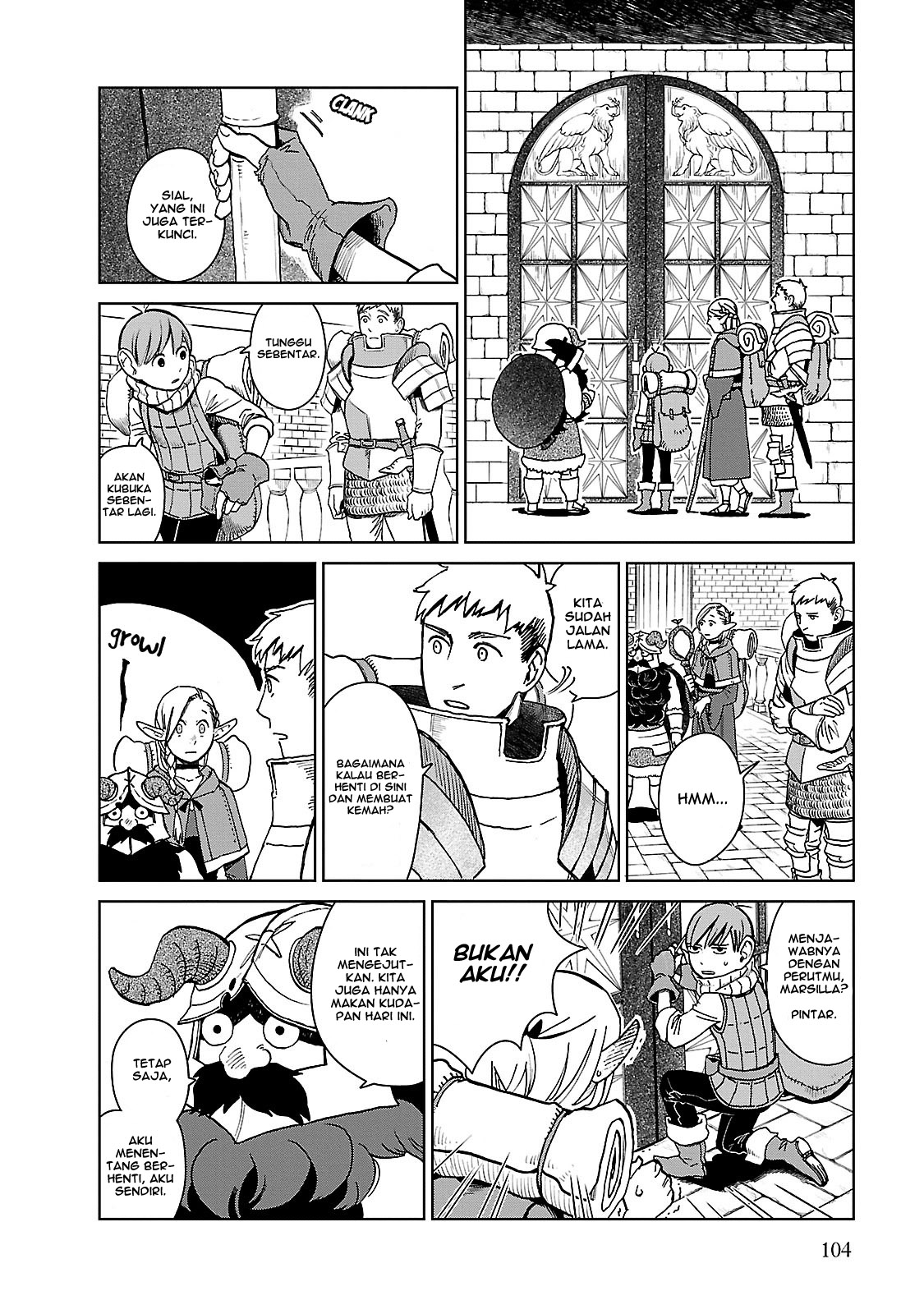 Dungeon Meshi Chapter 12 - halaman 3