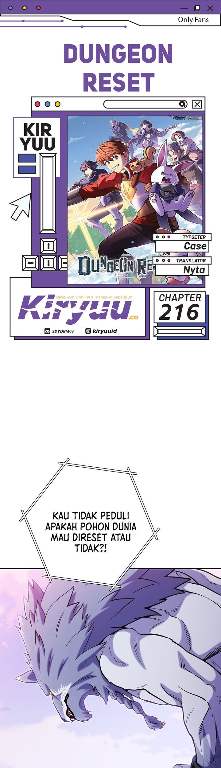 Dungeon Reset Chapter 216 - halaman 1
