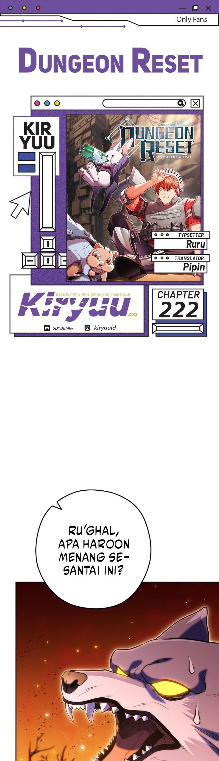 Dungeon Reset Chapter 222 - halaman 2