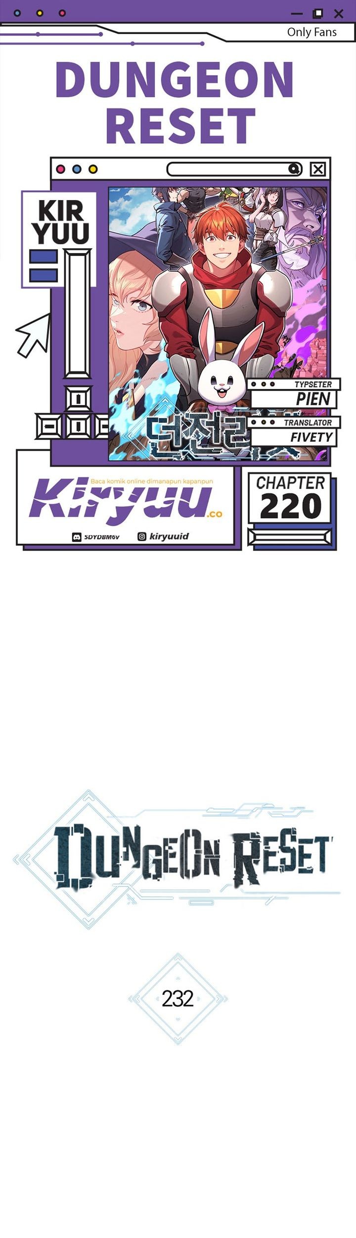 Dungeon Reset Chapter 232 - halaman 1