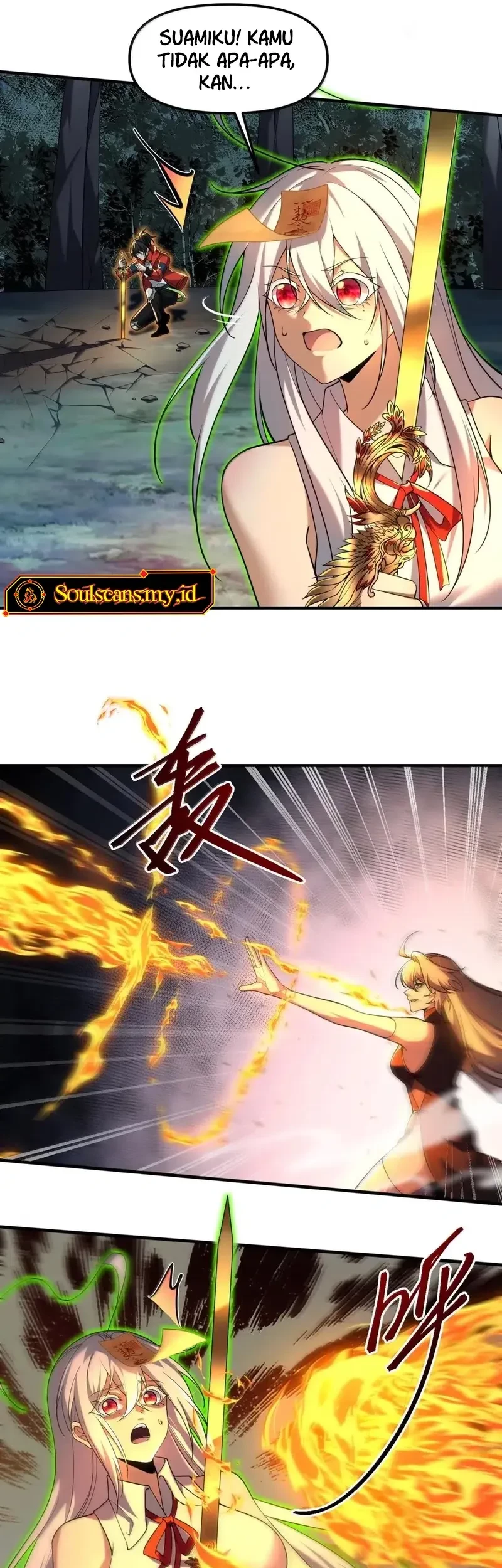 During The Live Streaming, I Proposed To A Female Ghost Chapter 100 - halaman 4