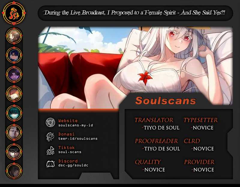 During The Live Streaming, I Proposed To A Female Ghost Chapter 13 - halaman 1