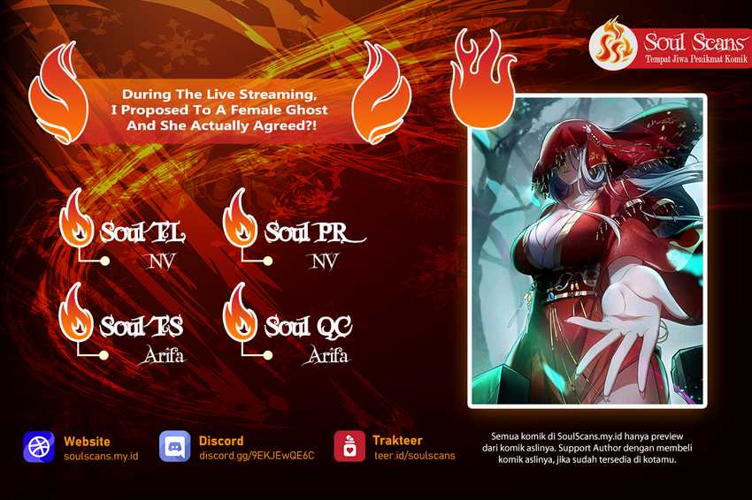 During The Live Streaming, I Proposed To A Female Ghost Chapter 32 - halaman 1
