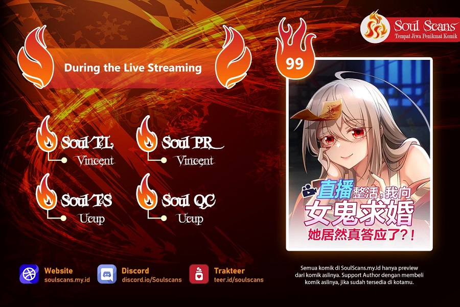 During The Live Streaming, I Proposed To A Female Ghost Chapter 48 - halaman 1