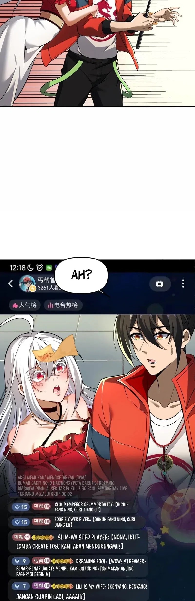 During The Live Streaming, I Proposed To A Female Ghost Chapter 57 - halaman 9