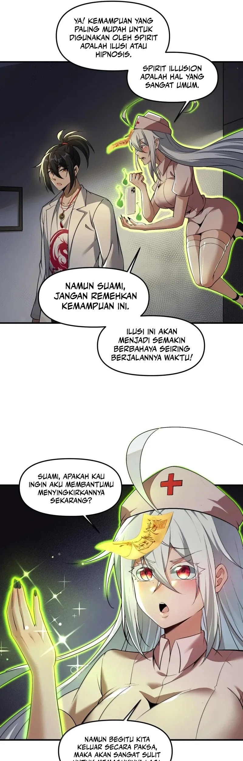During The Live Streaming, I Proposed To A Female Ghost Chapter 59 - halaman 16