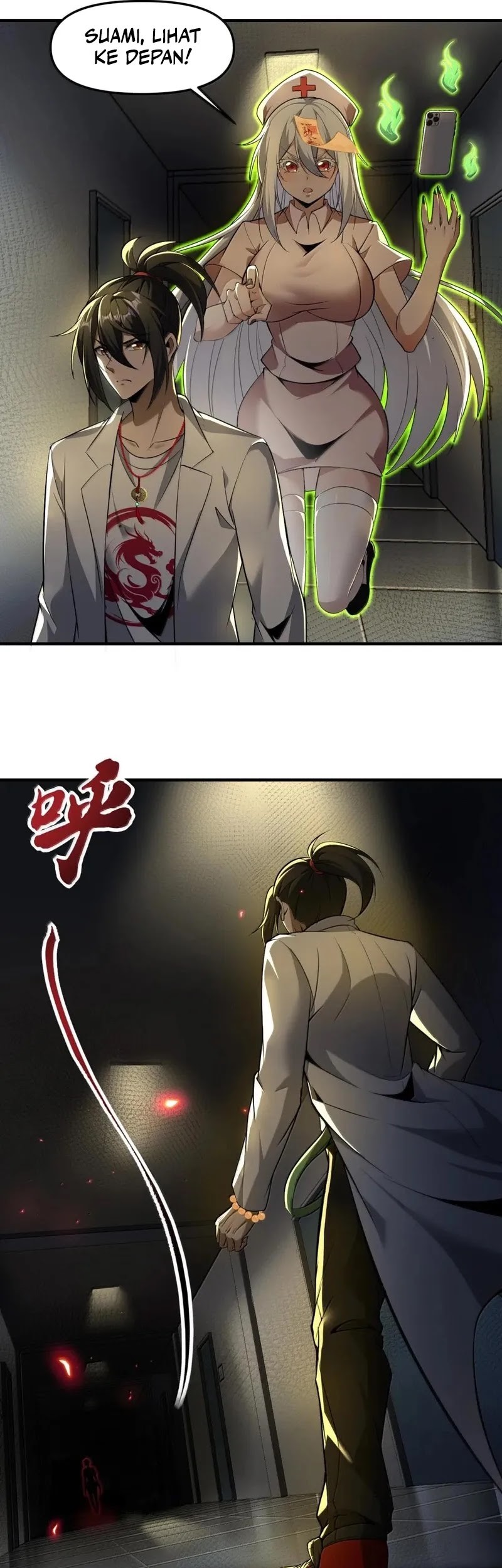 During The Live Streaming, I Proposed To A Female Ghost Chapter 59 - halaman 8