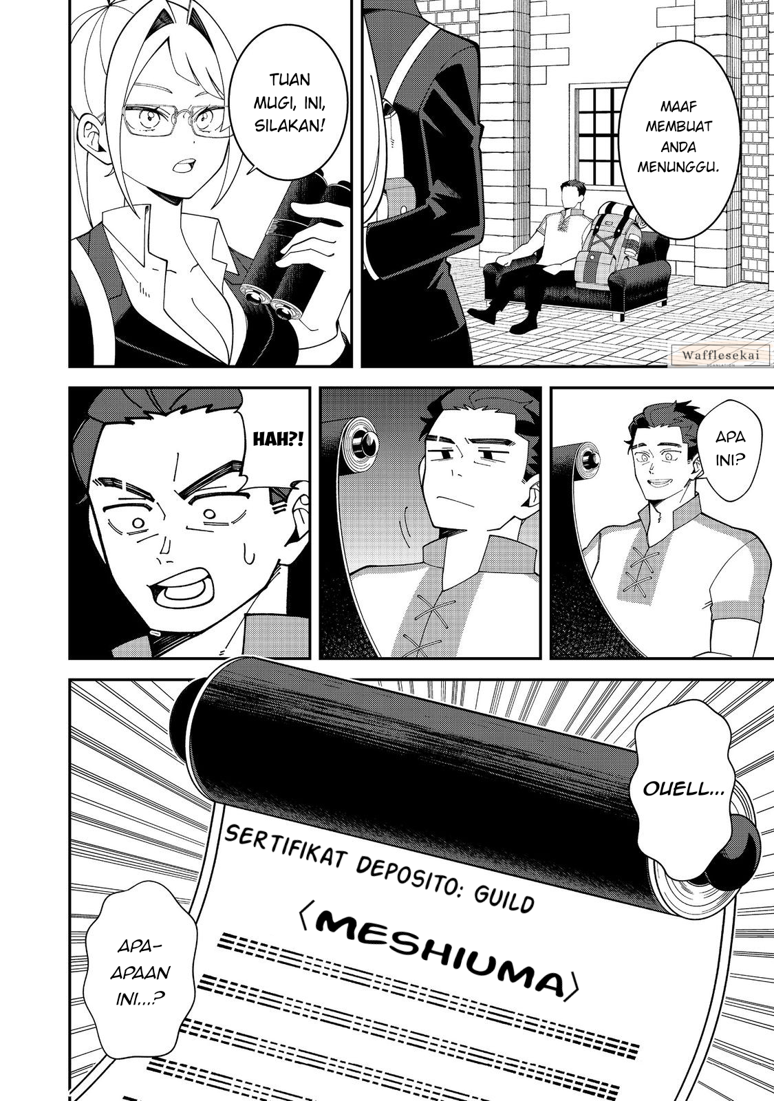 E? Guild-nai de Yuiitsu "Cook" wo Kiwameteru Ore wo Kubi desu ka? @comic Chapter 1 - halaman 37