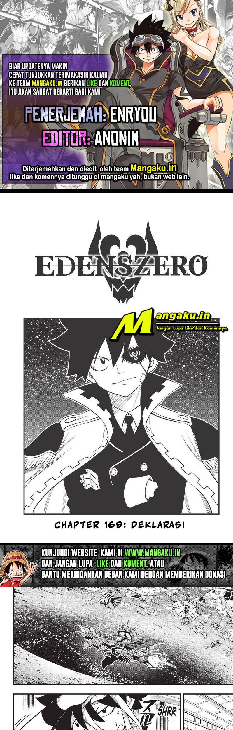 Eden's Zero Chapter 169 - halaman 1