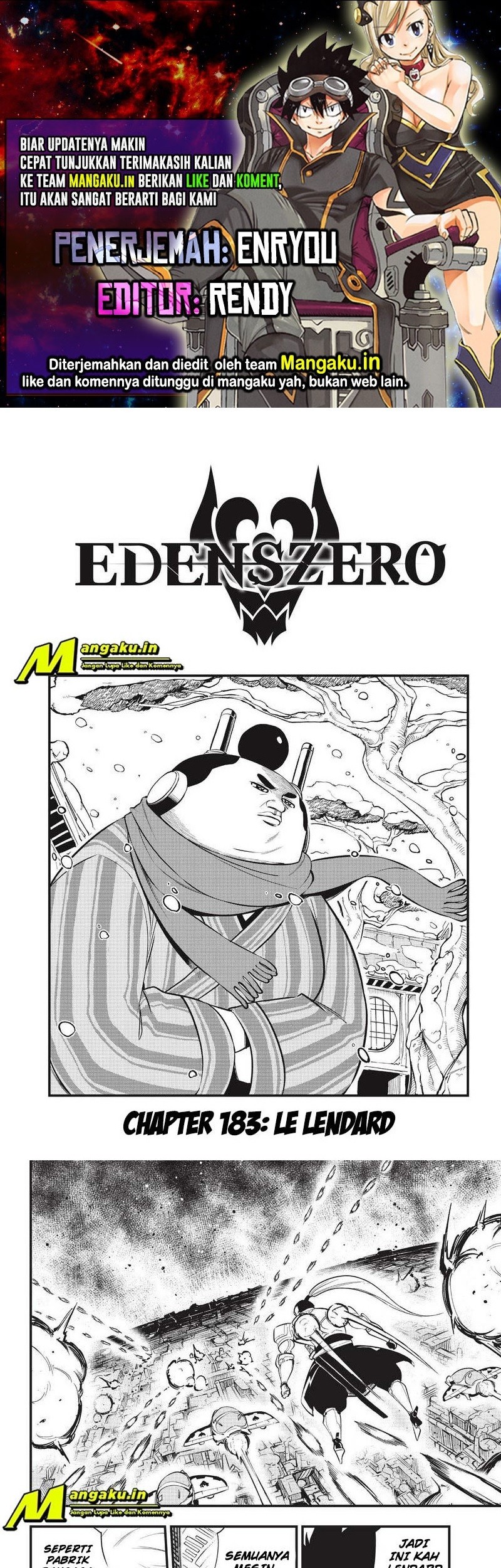 Eden's Zero Chapter 183 - halaman 1