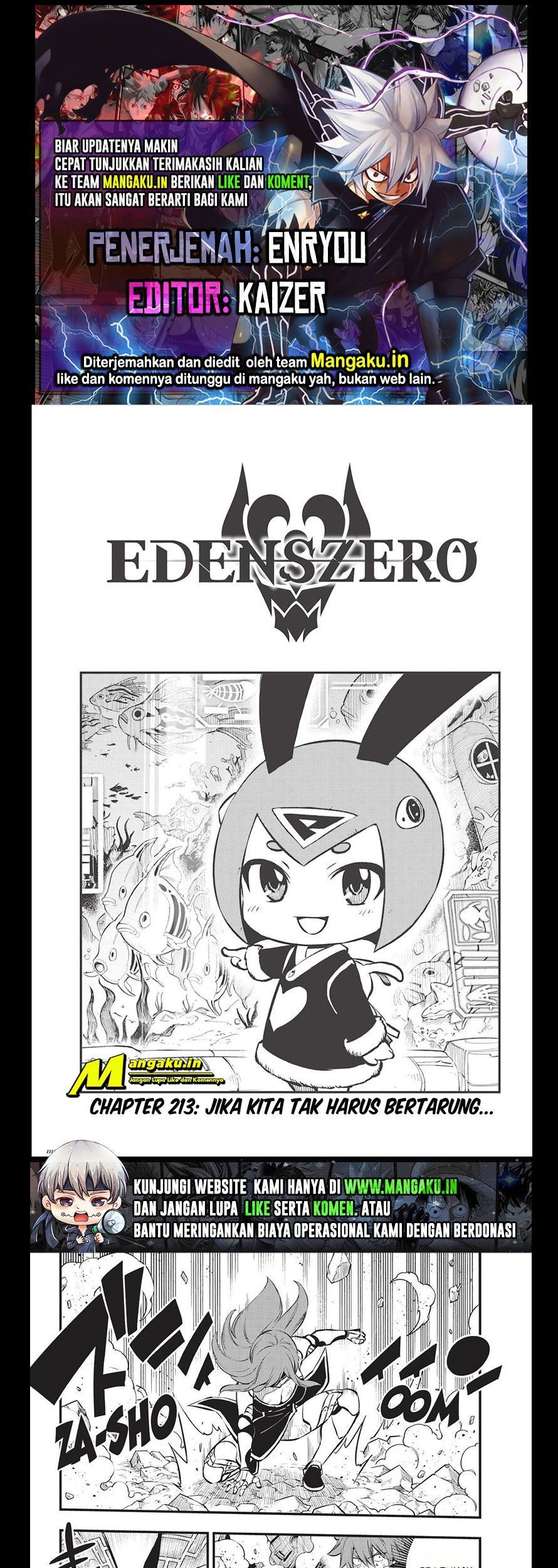 Eden's Zero Chapter 213 - halaman 1