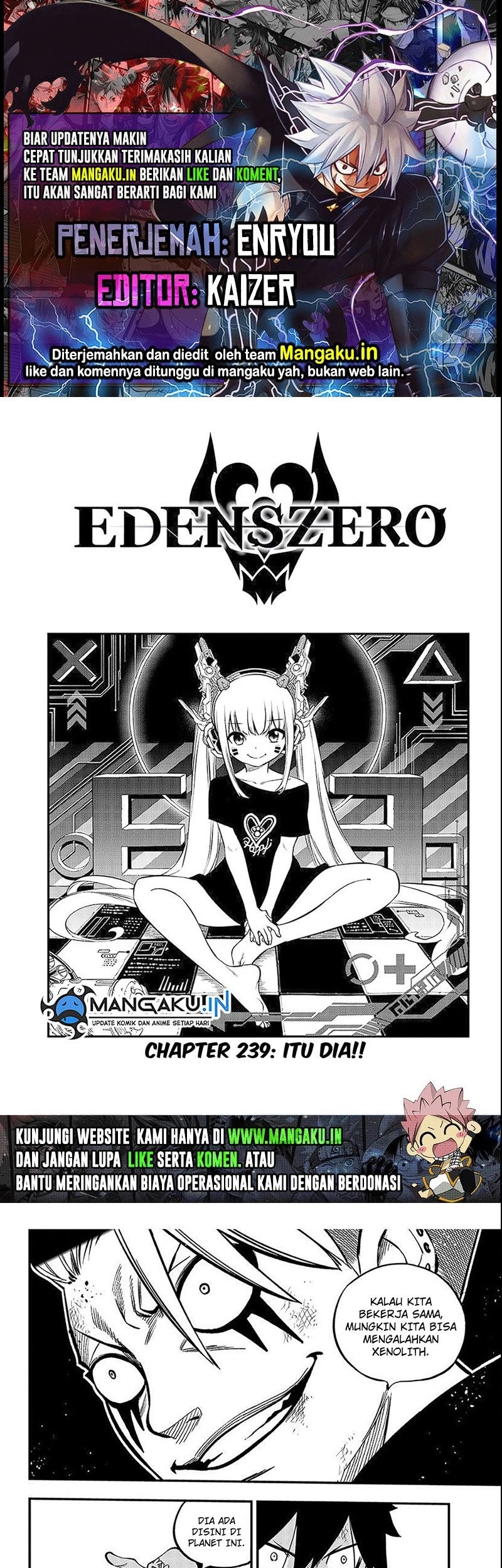 Eden's Zero Chapter 239 - halaman 1