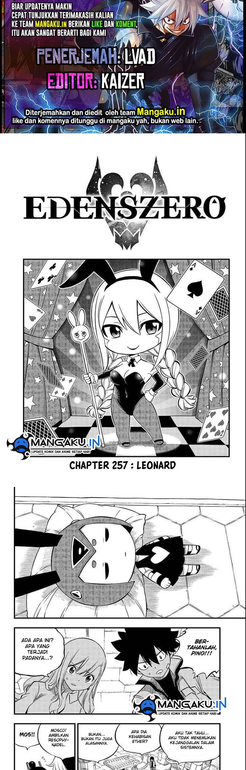 Eden's Zero Chapter 257 - halaman 1