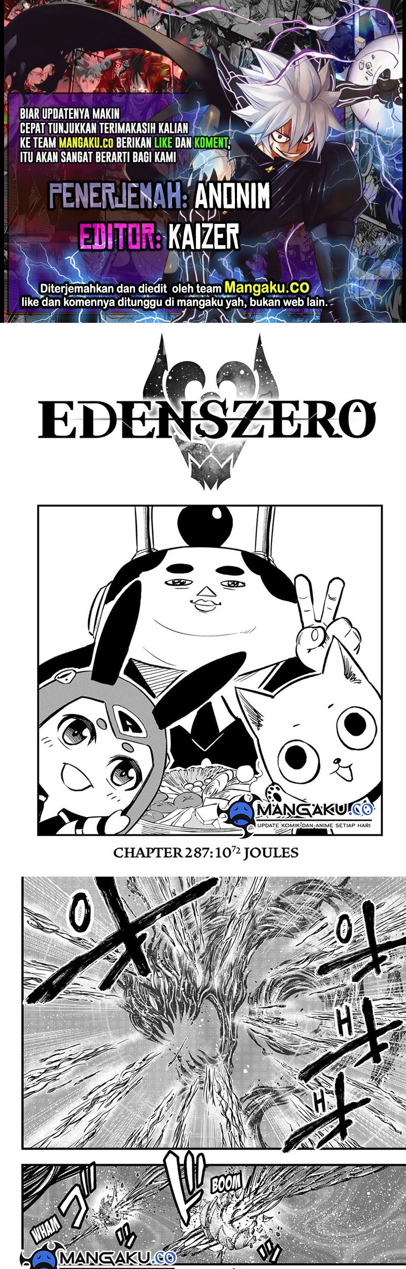 Eden's Zero Chapter 287 - halaman 1