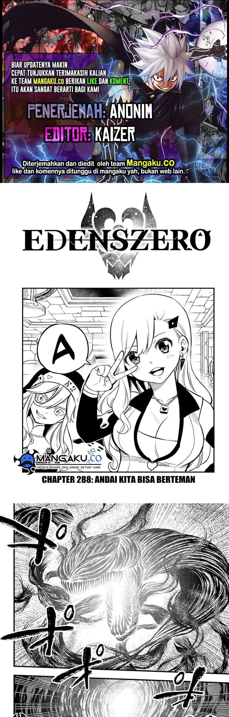 Eden's Zero Chapter 288 - halaman 1