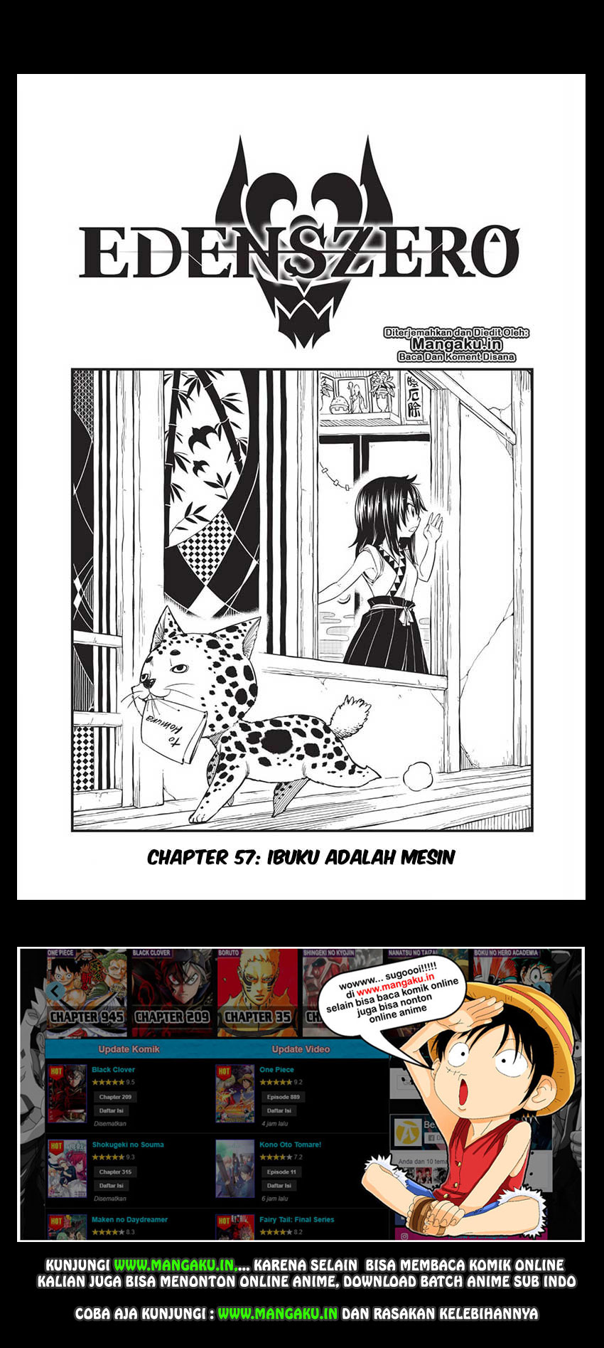 Eden's Zero Chapter 57 - halaman 2