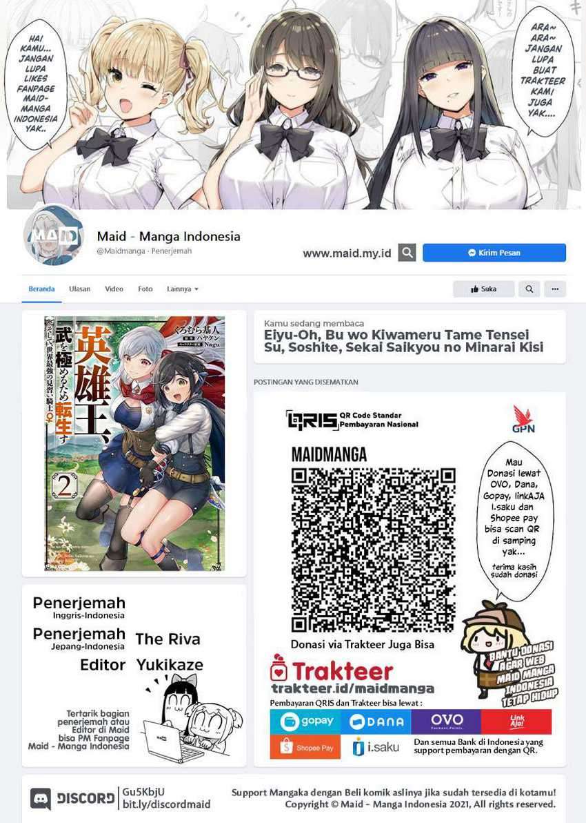 Eiyu-Oh, Bu wo Kiwameru Tame Tensei Su, Soshite, Sekai Saikyou no Minarai Kisi Chapter 12 - halaman 2