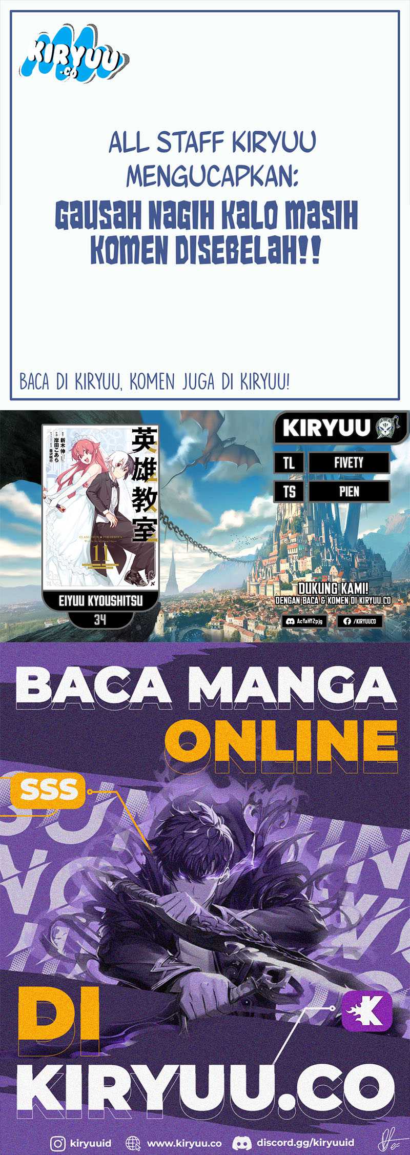 Eiyuu Kyoushitsu Chapter 34 - halaman 1