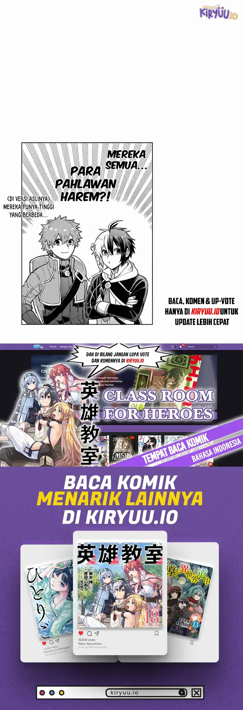 Eiyuu Kyoushitsu Chapter 43.3 - halaman 49