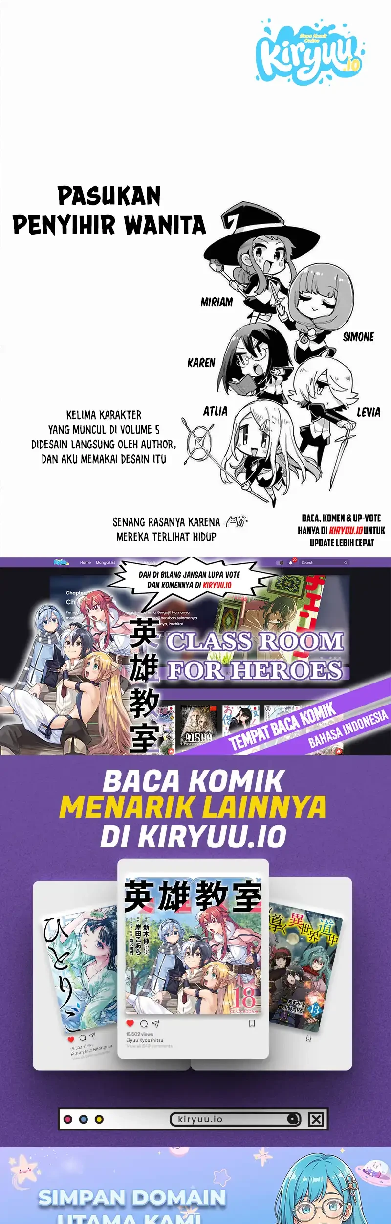 Eiyuu Kyoushitsu Chapter 46 - halaman 43
