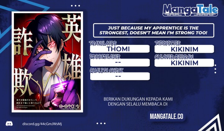 Eiyuu Sagi – Deshi ga Saikyou Dakaratte Shishou Made Tsuyoi to Omouna yo!? Chapter 18 - halaman 1
