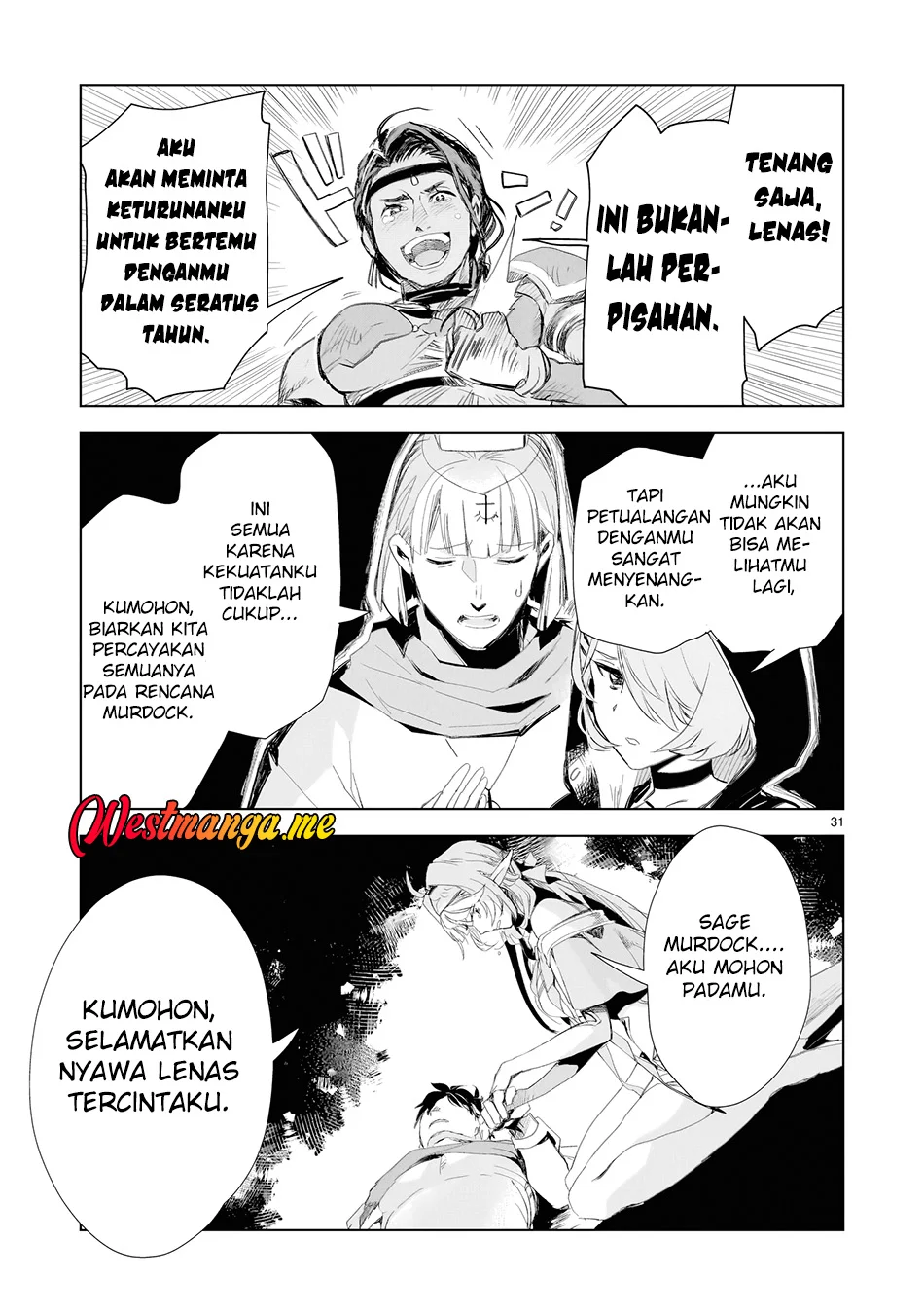 Elf Tsuma to Hajimeru Yuukyuu no Tabi ~Densetsu no Yuusha, Aisuru Elf to Tomoni 100-nen Mae ni Sukutta Sekai wo Tabisuru~ Chapter 1 - halaman 28