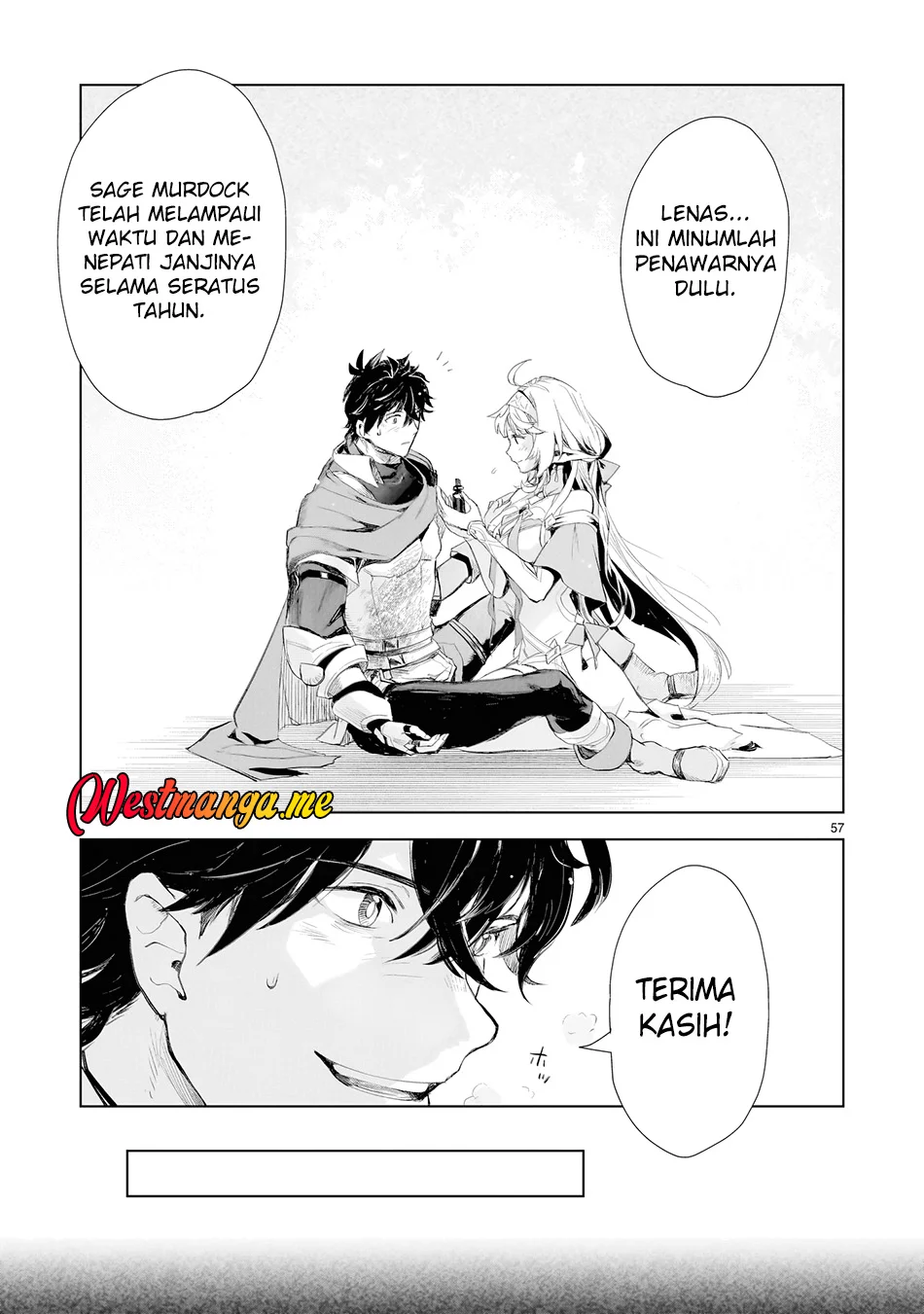 Elf Tsuma to Hajimeru Yuukyuu no Tabi ~Densetsu no Yuusha, Aisuru Elf to Tomoni 100-nen Mae ni Sukutta Sekai wo Tabisuru~ Chapter 1 - halaman 50