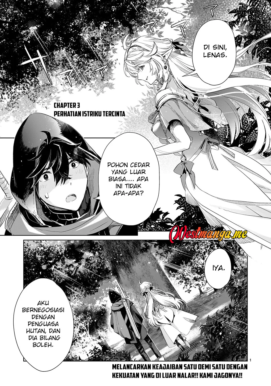 Elf Tsuma to Hajimeru Yuukyuu no Tabi ~Densetsu no Yuusha, Aisuru Elf to Tomoni 100-nen Mae ni Sukutta Sekai wo Tabisuru~ Chapter 3 - halaman 2